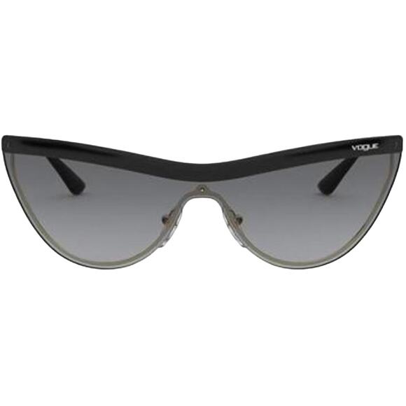 NEW Vogue Eyewear Black & Pale Gold Cat Eye Style Sunglasses with Case (VOXX021) main image 4